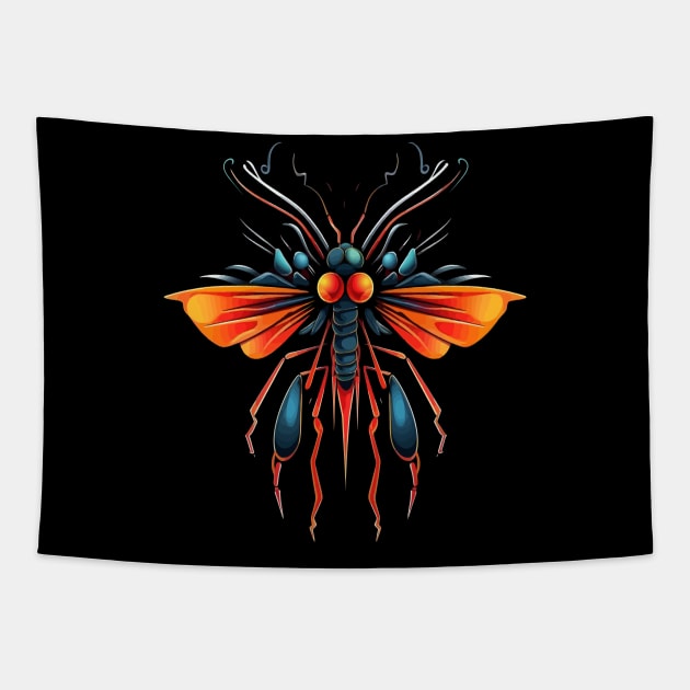 Mosquito Smiling Tapestry by JH Mart