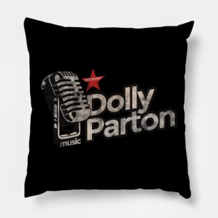 Dolly Parton - Vintage Microphone Pillow