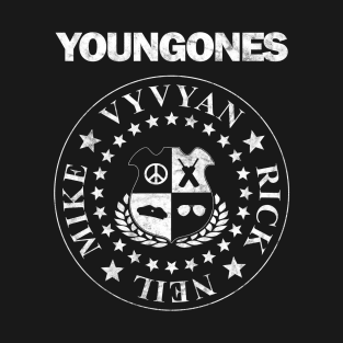 YOUNGONES (The Young Ones) distressed print T-Shirt