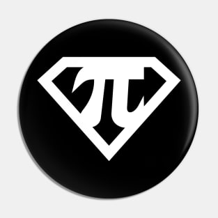 Superhero PiDay Shield Pin