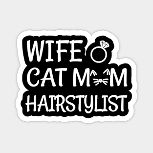 hairstylist cat lover Magnet