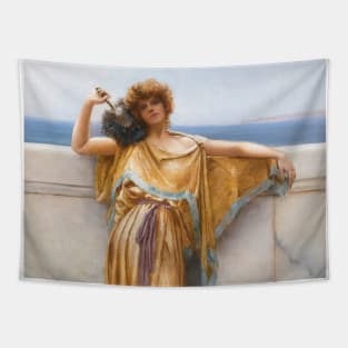 Clymene by John William Godward Tapestry