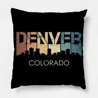 Denver Colorado | Skyline Denver Colorado Gift Pillow