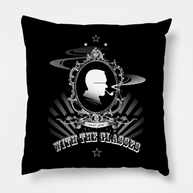 Ask That Guy Silhouette Pillow by Channel Awesome