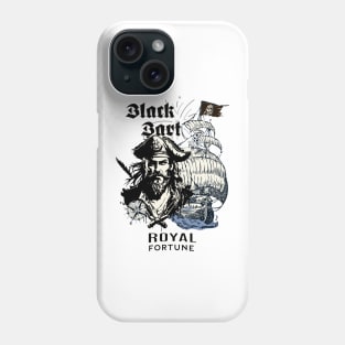 Pirate Black Bart Royal Fortune Phone Case