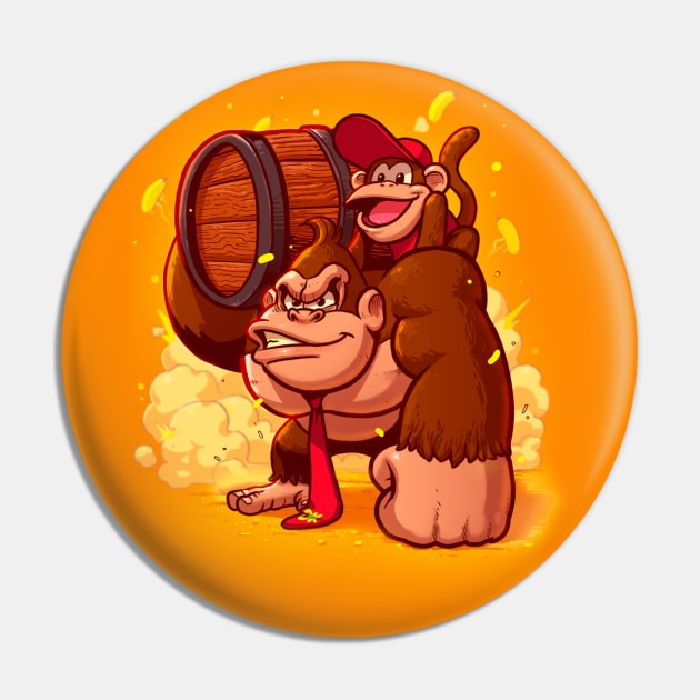 Barrel & Bananas Pin by BrunoMota