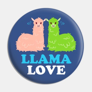 Llama Love Pin