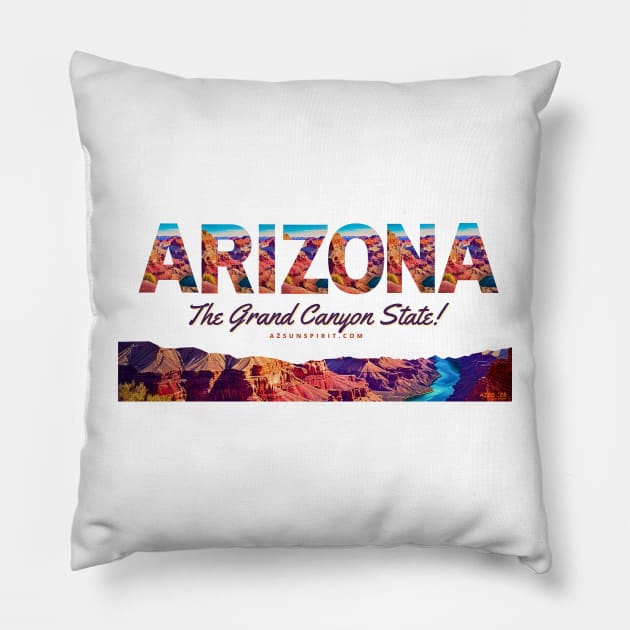 Arizona Sun Spirit Grand Canyon State Theme Shirt Pillow by Arizona Sun Spirit