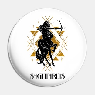 Sagittarius zodiac sign Pin