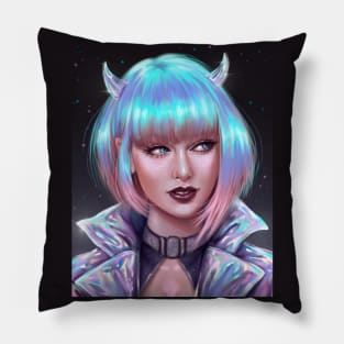 galaxy girl Pillow