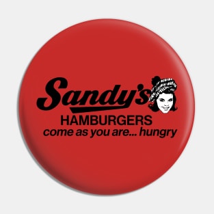 Sandy's Hamburgers Fast Food Drive In Pin