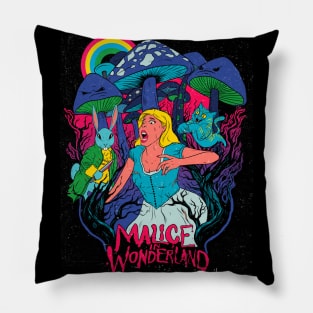 Malice in Wonderland Pillow