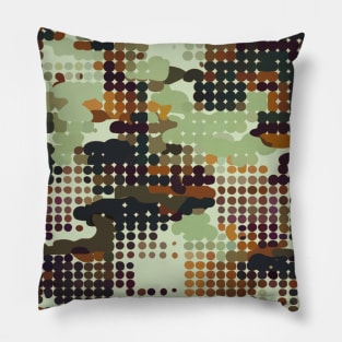 HieroThyme Greenleaf Woodsland camouflage W0001-h Pillow