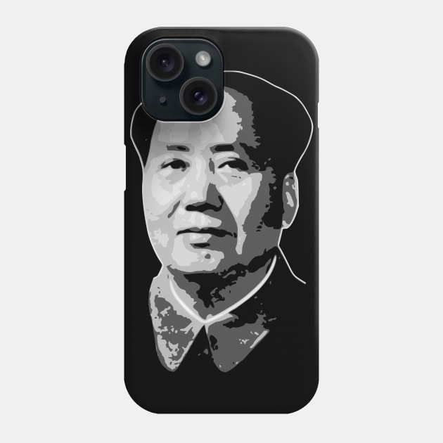 Mao Black and White Phone Case by Nerd_art