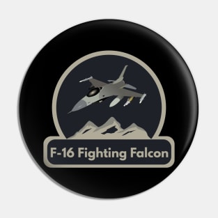 American F-16 Jet Fighter Pin