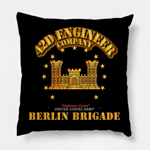 42d Engineer Company - Berlin Brigade Pillow by twix123844