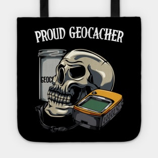 Geocaching - Proud Geocacher Skull GPS Tote