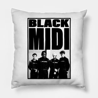 BLACK MIDI ART Pillow