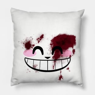 My Clean TShirt (blood V) Pillow