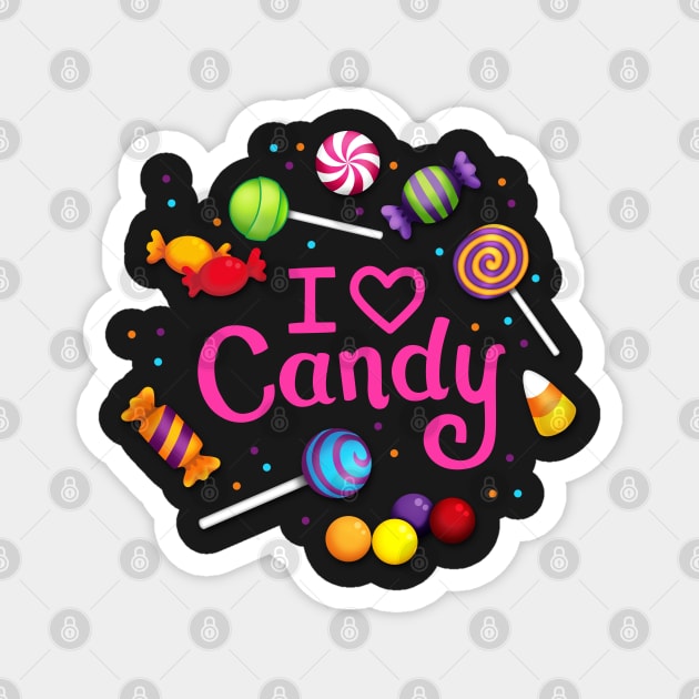 I Love Candy Magnet by 513KellySt