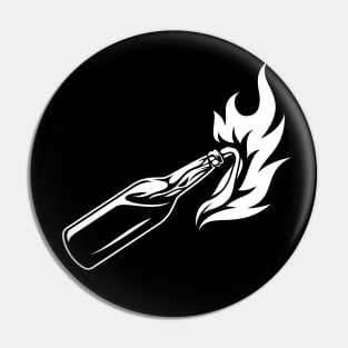 Molotov cocktail Pin