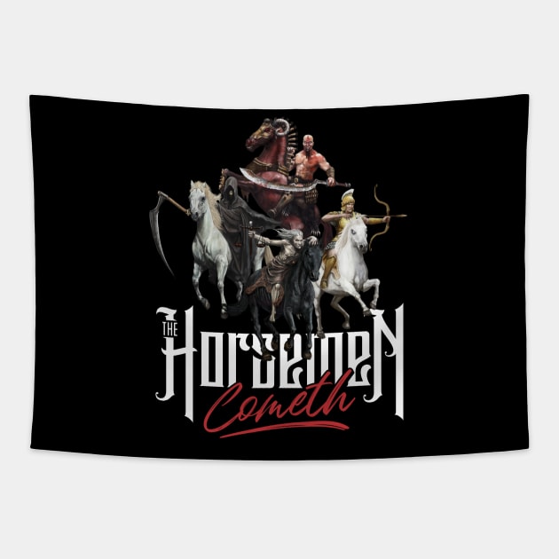 The Horsemen Cometh Tapestry by Mystik Media LLC