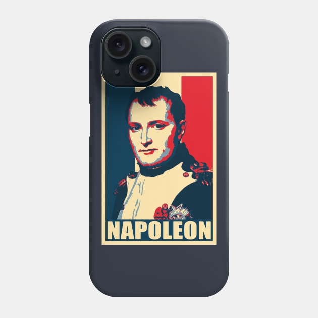 Napoleon Bonaparte Propaganda Poster Pop Art Phone Case by Nerd_art