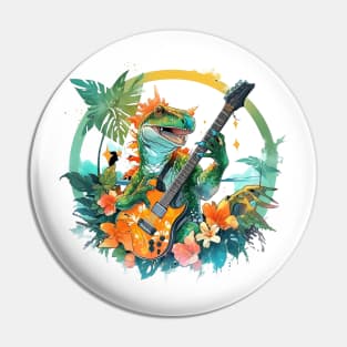 Tropic Thunder: Lizard's Electric Guitar Fiesta Pin