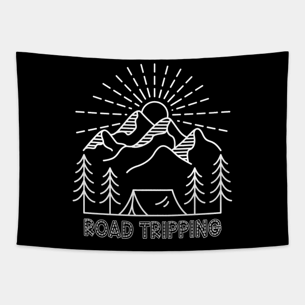 Road Tripping Tapestry by AssoDesign