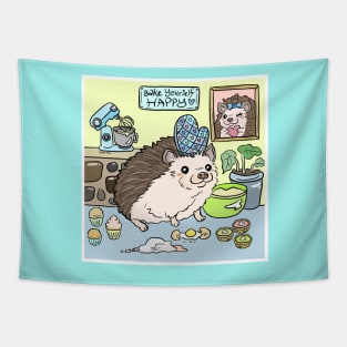 Hedgehog the baker Tapestry