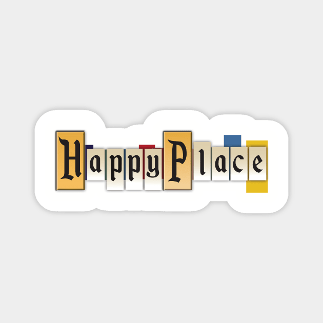 Happy Place (Land Edition) Magnet by PrinceHans Designs