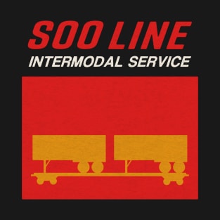 Soo Line Railroad Trailer Train T-Shirt