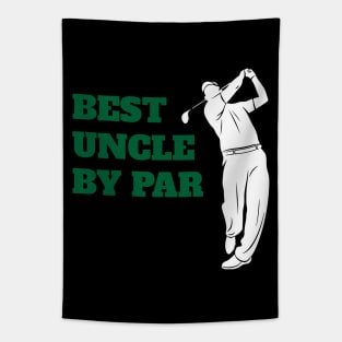 Best Uncle By Par - Funny Golf Lover Tapestry