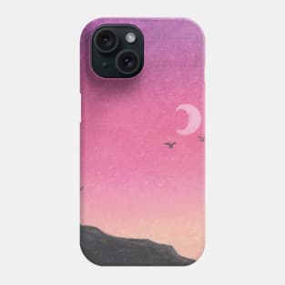 Oil Pastel | Purple Sky Phone Case