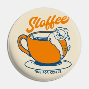 Sloffee - Time For Coffee Pin