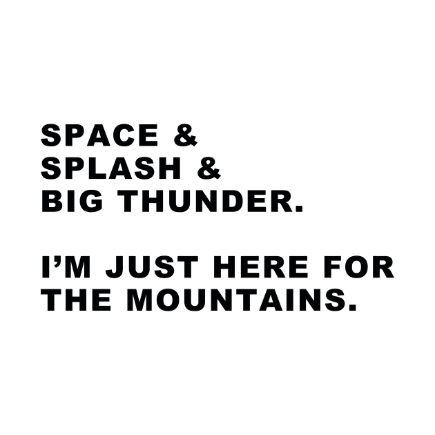 MK Mountains (Black Text) by Space Mountaineering Supply Co