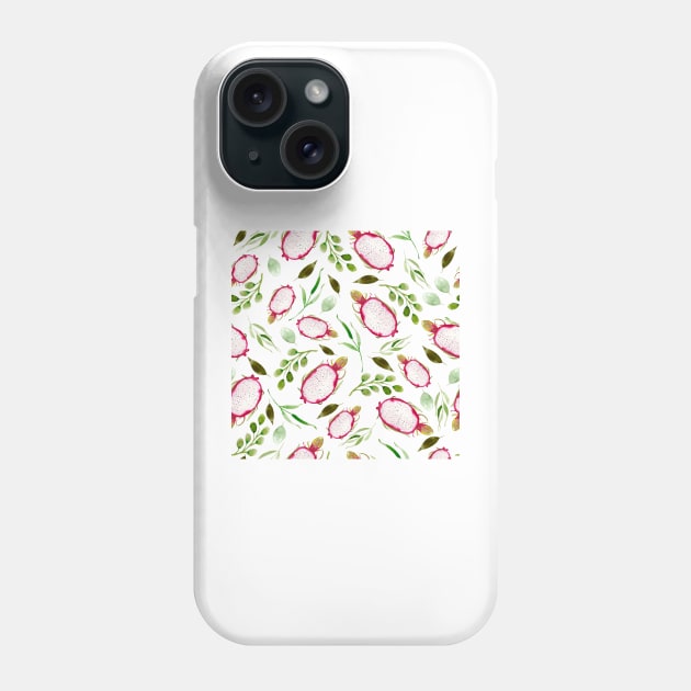 Dragonfruit  | Watercolor | Pattern Phone Case by Harpleydesign