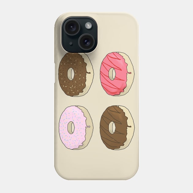 Donuts Phone Case by Kcael