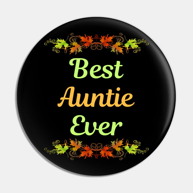 Family Leaf 2 Auntie Pin by blakelan128