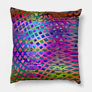 Multicolores abstract lines Pillow