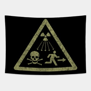 Radiation and Poison HazMat symbol Tapestry