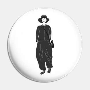 fashion silhouette Pin