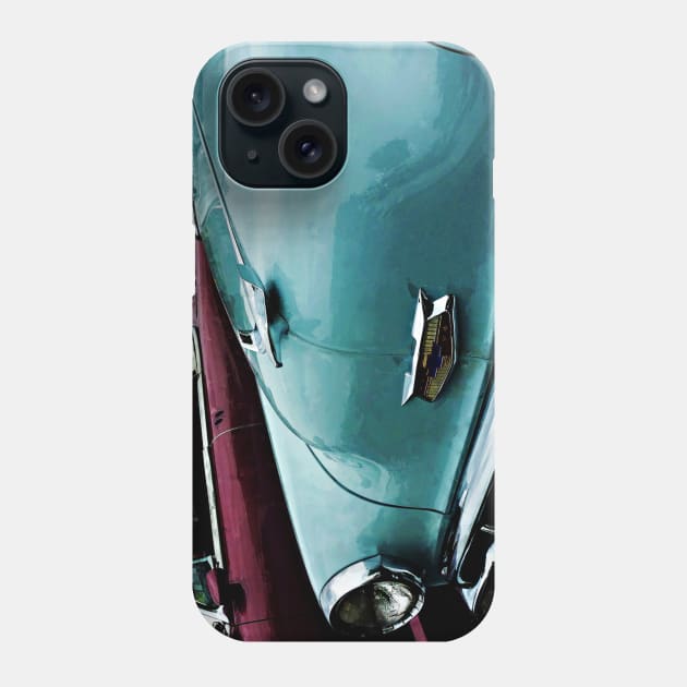 Cars - Turquoise Bel Air Phone Case by SusanSavad