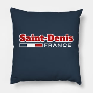 Saint-Denis France Retro Pillow