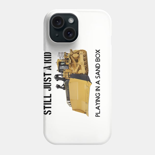 still just a kid playing in a sandbox Phone Case by goondickdesign