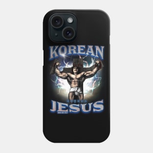 Korean Jesus (Blue) Phone Case
