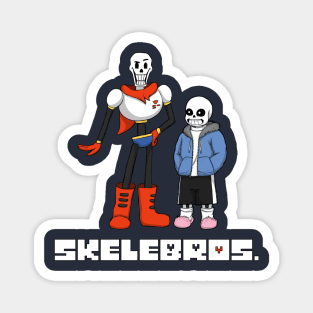 Undertale Skelebros Sans and Papyrus Magnet