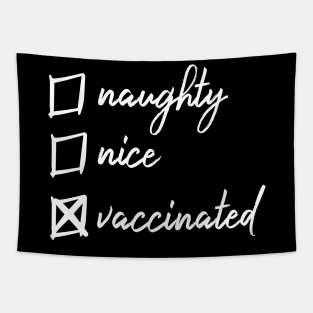 Naughty, nice and vaccinated Tapestry