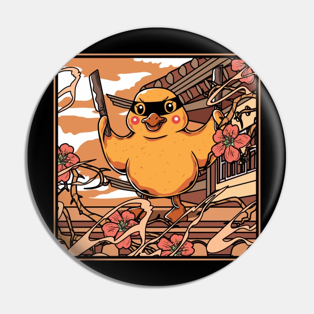 Weird Ninja Duck Pin by unygara