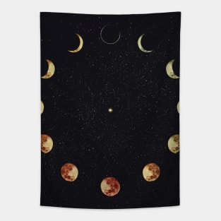 Moon phases Tapestry